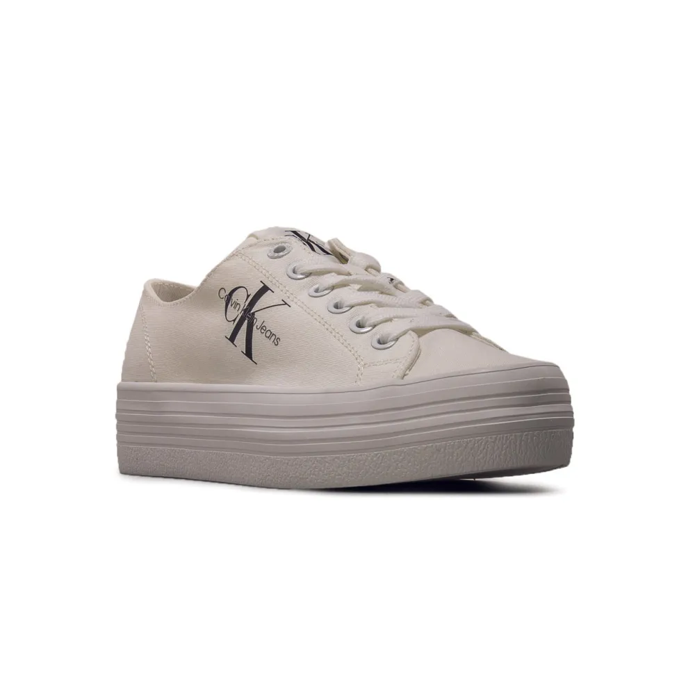 Calvin Klein Flatform YW0YW01030-YBR / weiss
