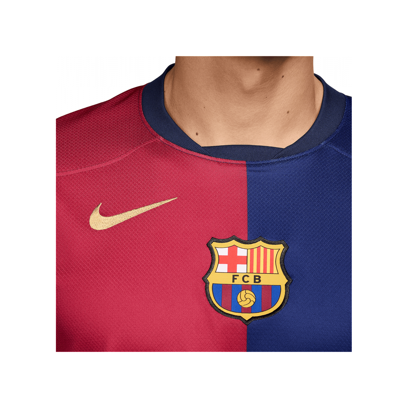 Nike FC Barcelona Trikot Home 2024/2025 Blau F456