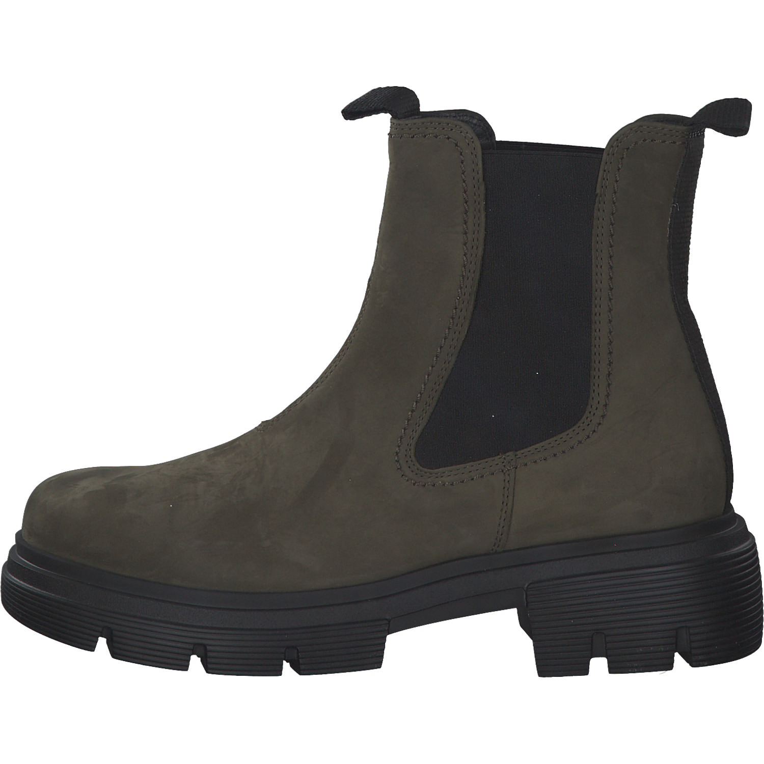Paul Green 9894, Chelsea Boots, Damen, oliv