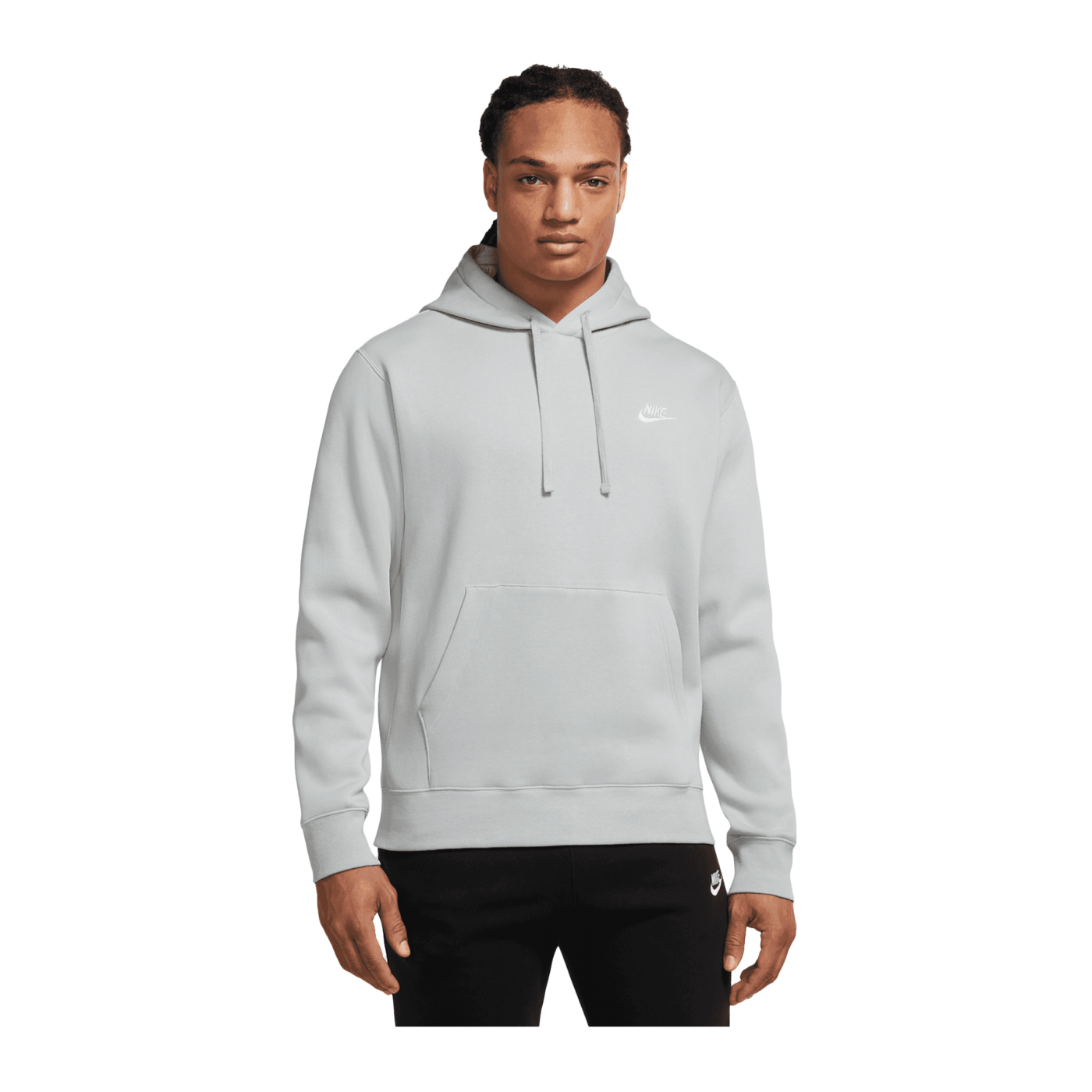 Nike Club Fleece Hoody Grau F077