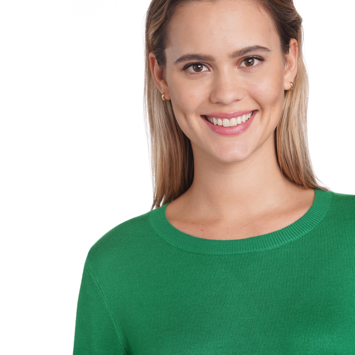 Damen Feinstrickpullover mit Rundhals