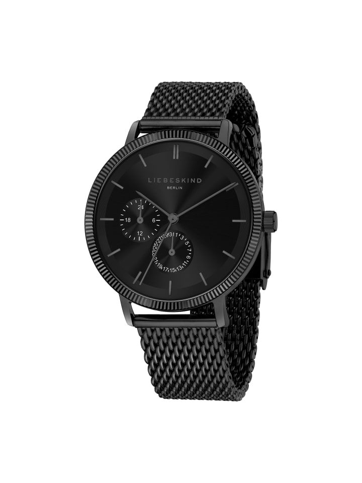 LIEBESKIND BERLIN Armbanduhr in schwarz günstig kaufen onesize