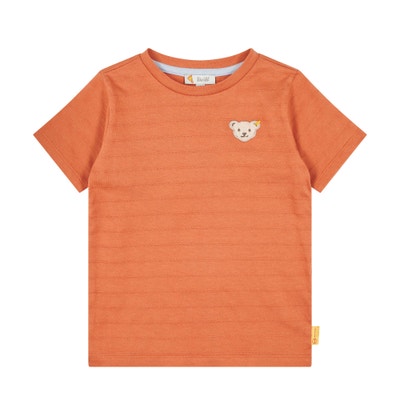T-Shirt kurzarm, orange für Jungs