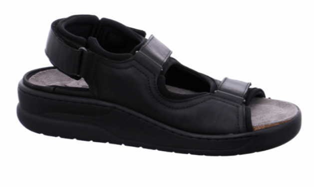 MEPHISTO Komfort Sandalen schwarz