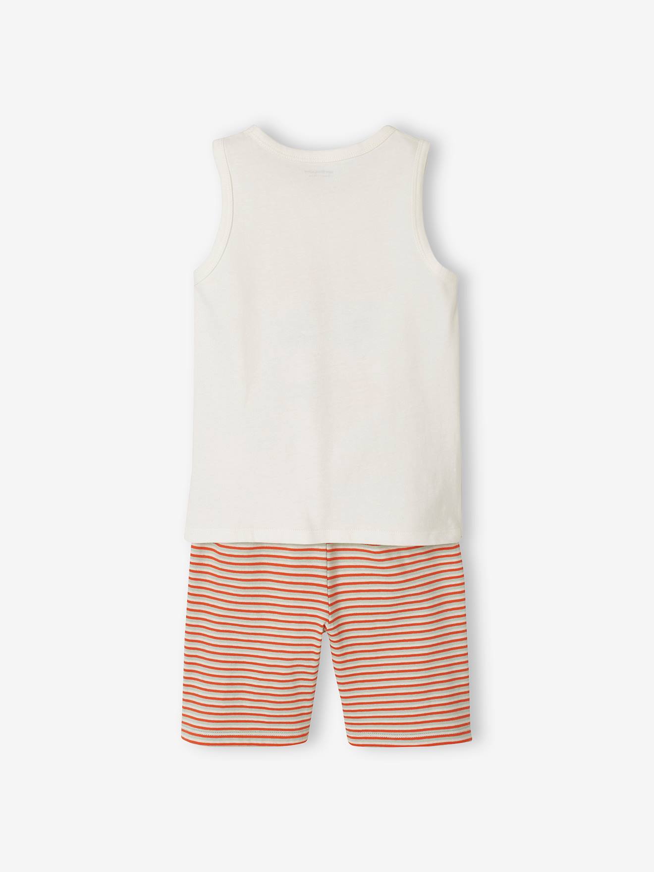Lot de 2 pyjashorts garçon orange