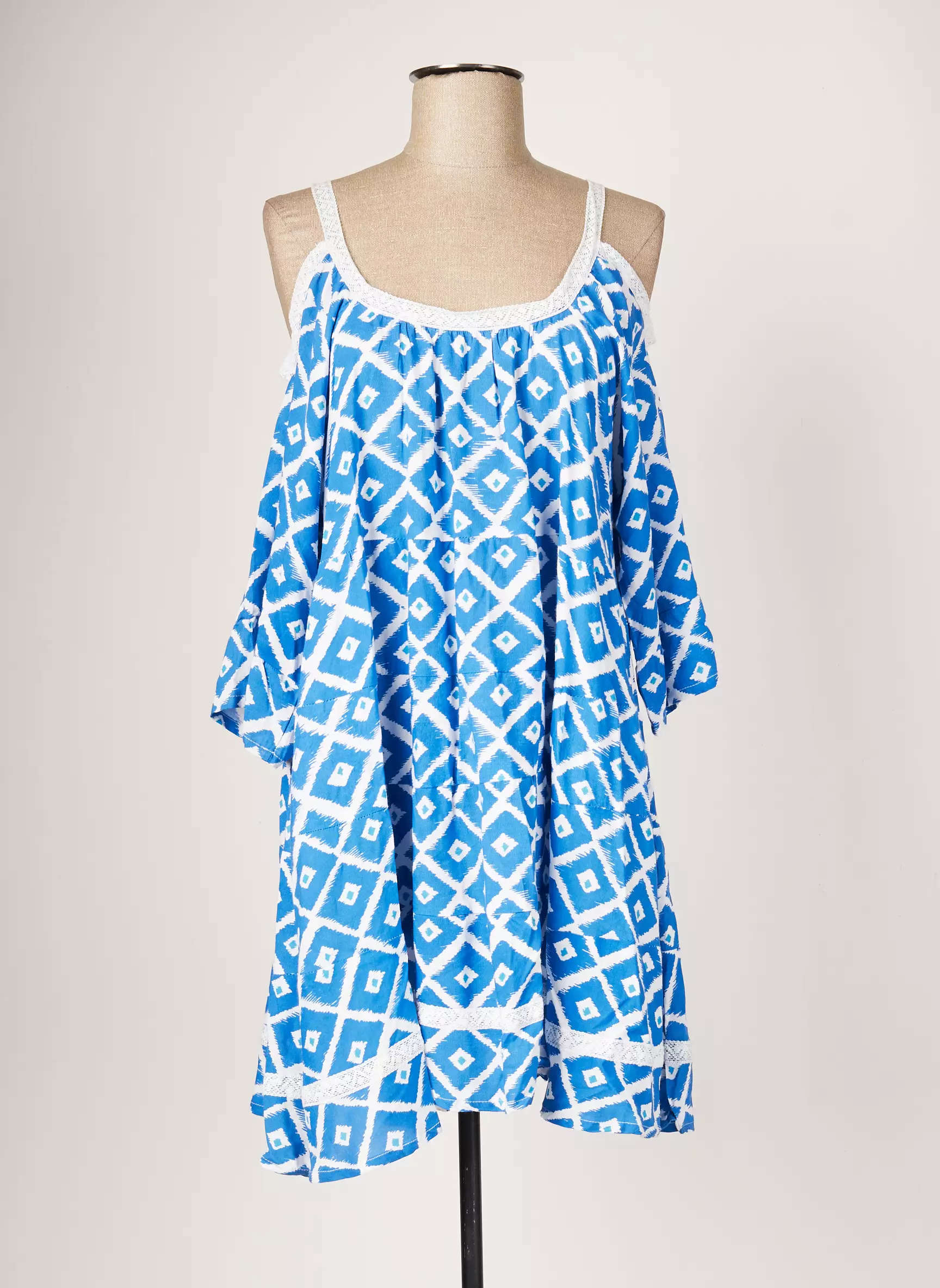 Bamboo S Robes Courtes Femme couleur bleu