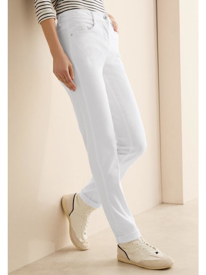 Cecil Jeans in white günstig kaufen