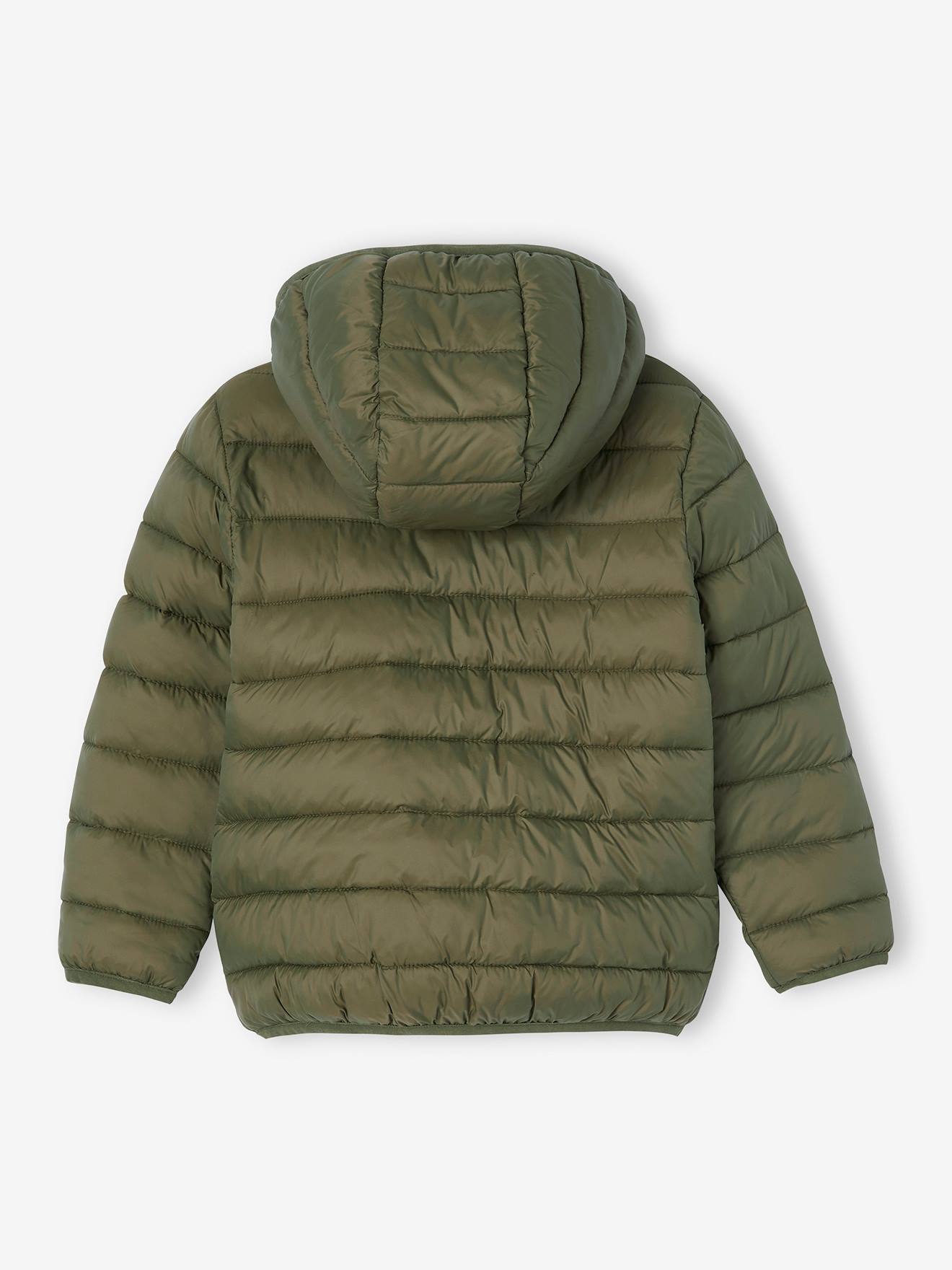 Vertbaudet Jungen Light-Steppjacke mit Wattierung aus Recycling-Polyester - dunkelgrau