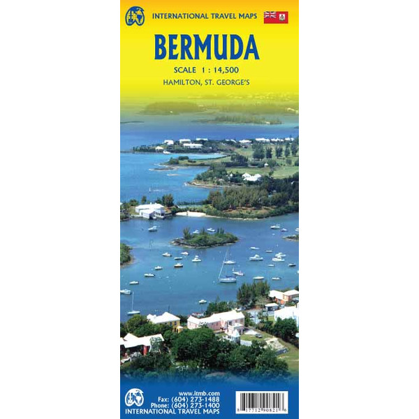 Bermuda Travel Reference Map 1 : 14 500 - Karte