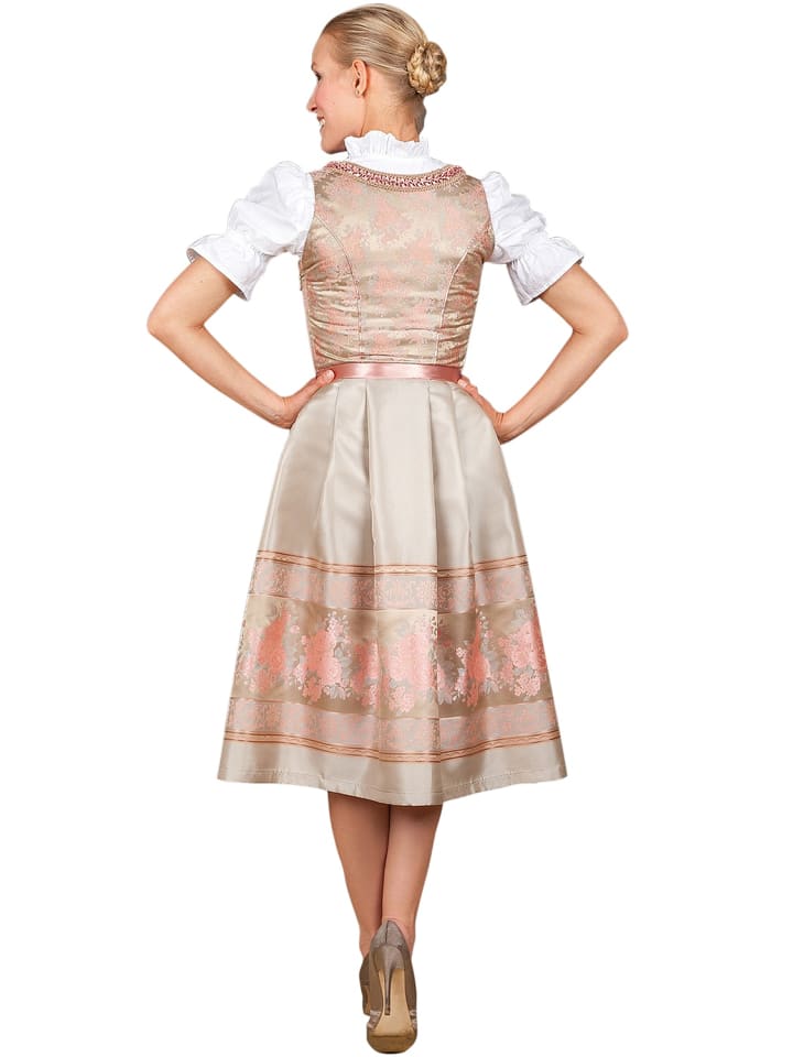 Edelnice Midi Dirndl 2-teilig Rosalie in rose günstig kaufen