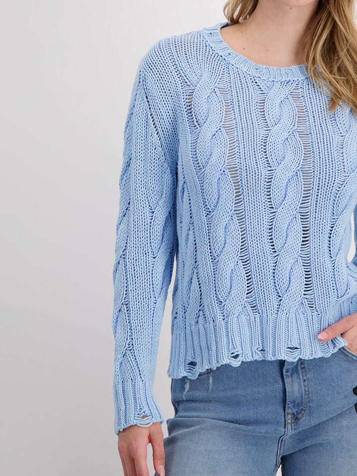 monari Pullover in Hellblau günstig kaufen