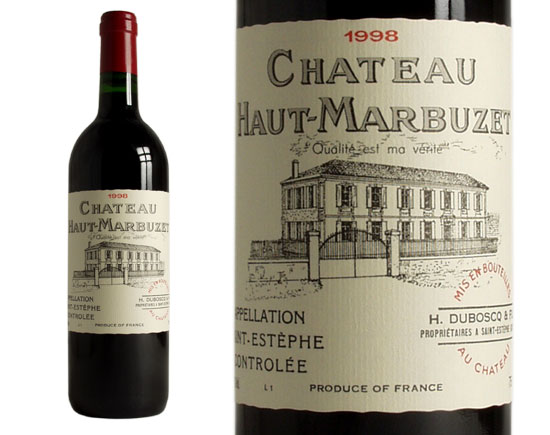 Château Haut-Marbuzet Rouge 1998, Cru Bourgeois Bordeaux Saint-Estèphe