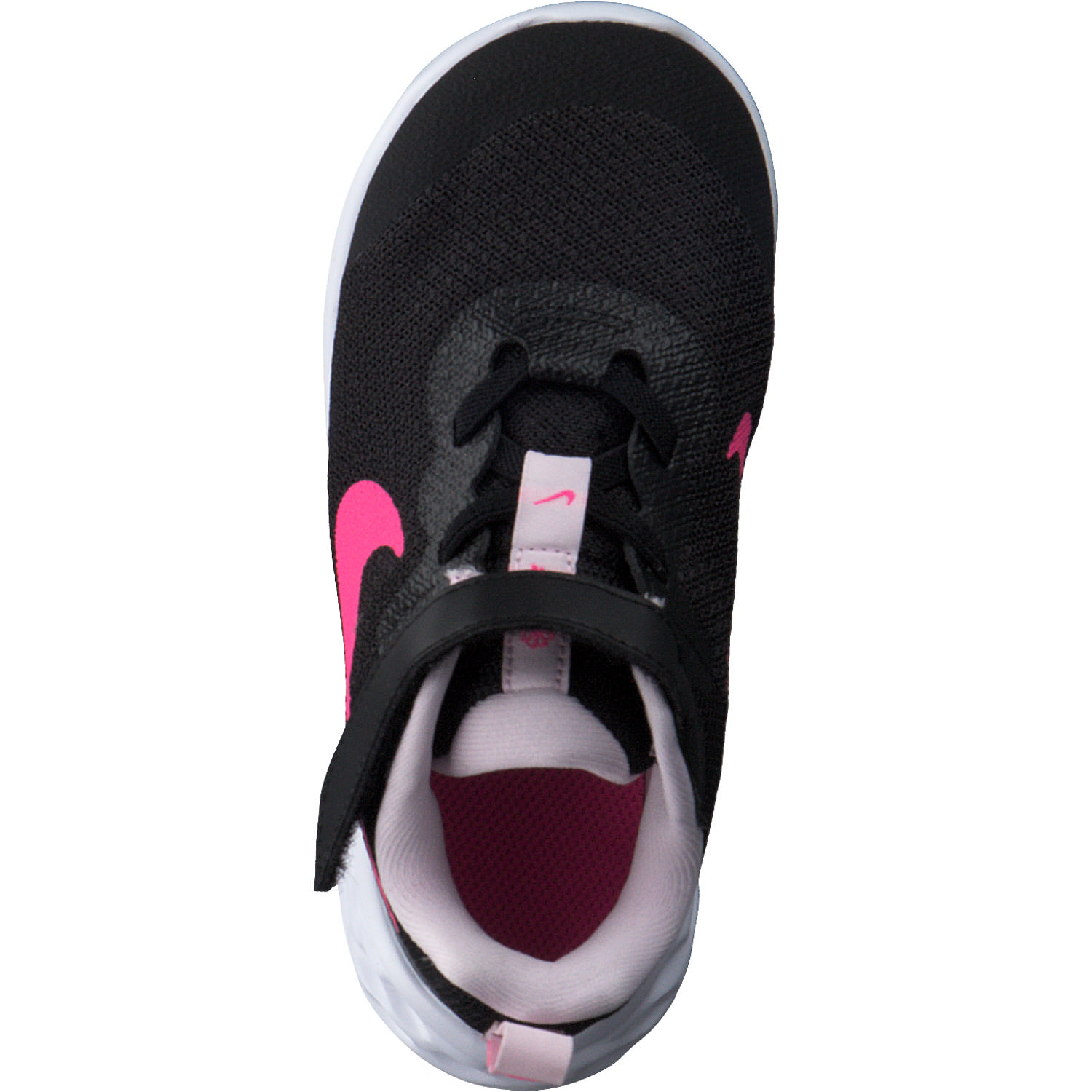 Nike Revolution 6 DD1094 W, Sneakers Low, Kinder, black/hyper pink-pink foam