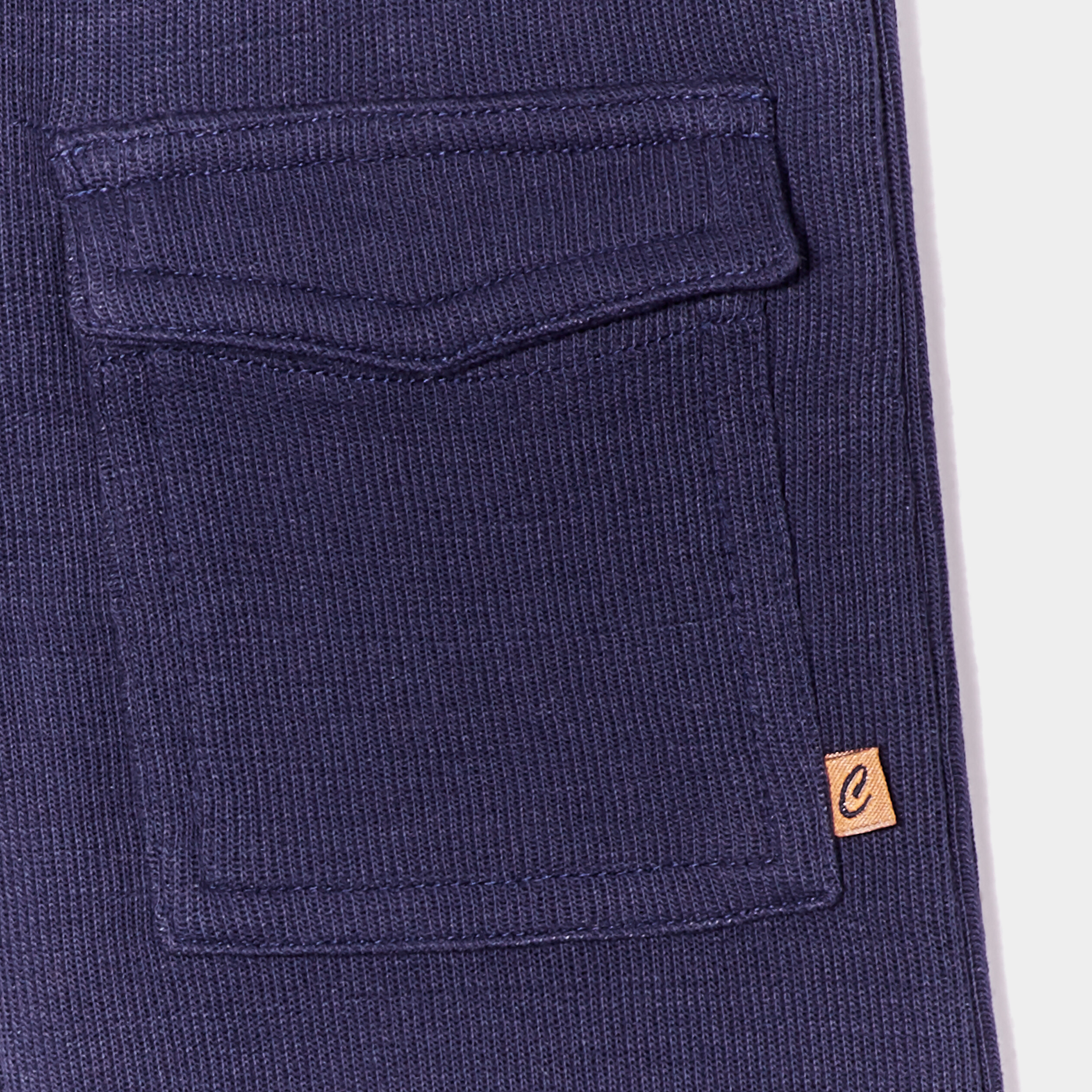 Pantalon jegging taille élastiquée bleu marine bébé garçon | La Halle