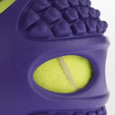 Hundespielzeug Gummi-Tennis-Ball 2in1