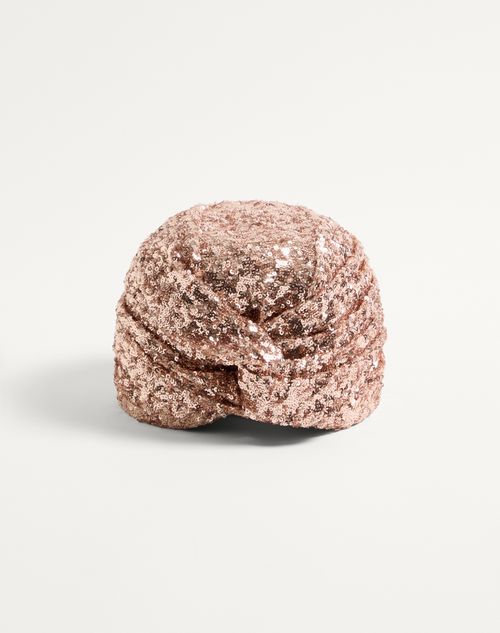 Turbante de lantejoulas
