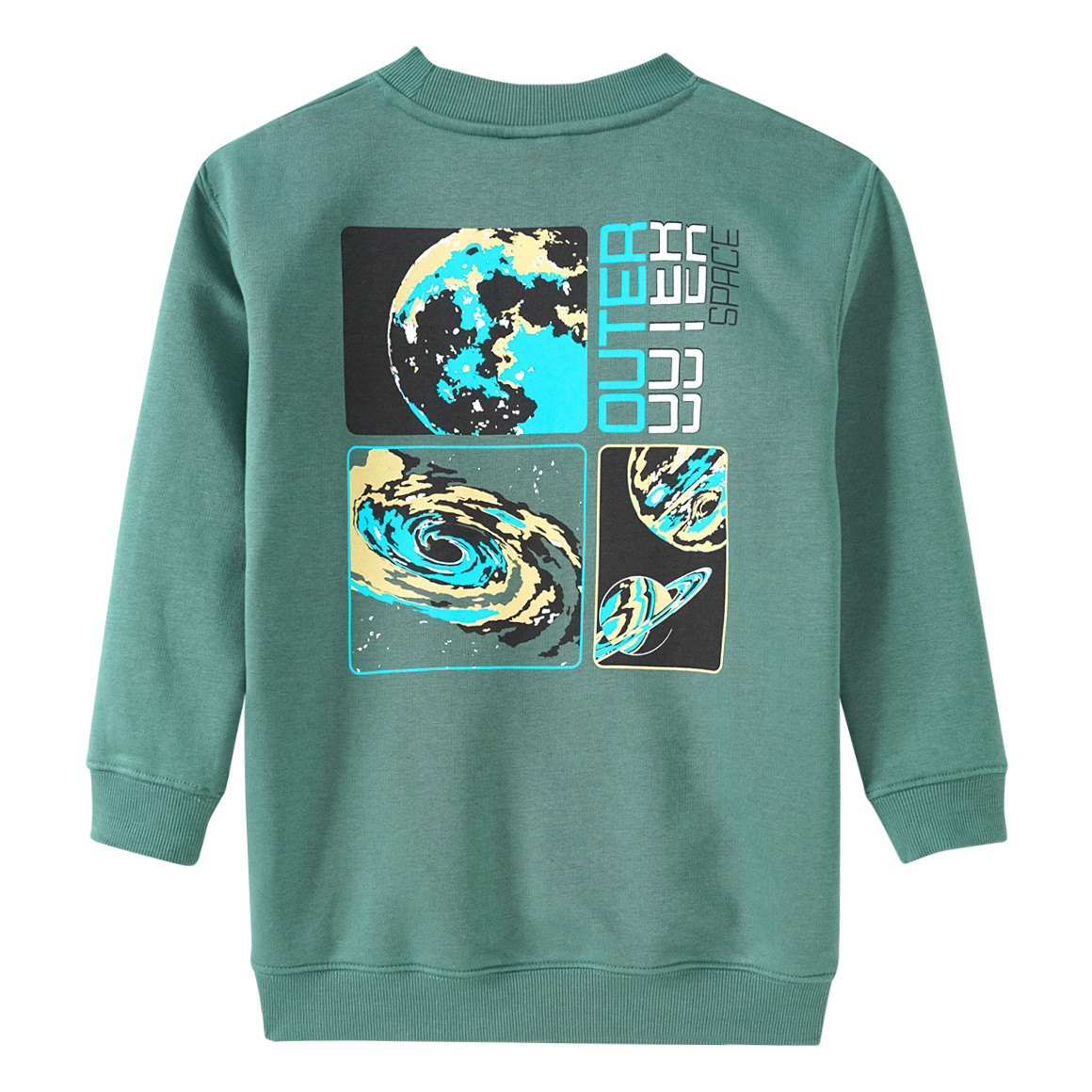 Jungen Sweatshirt mit großem Rückenprint