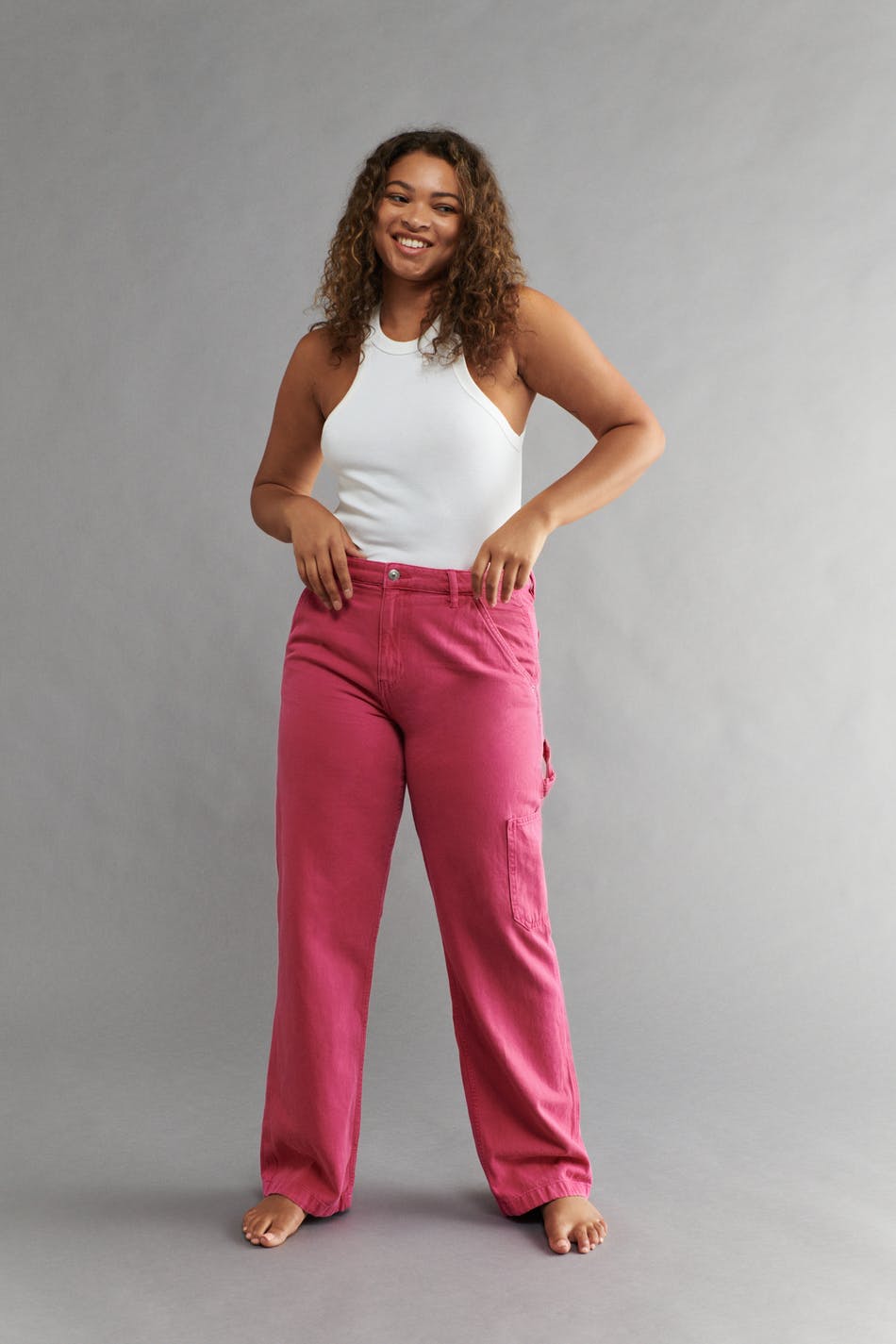 Carpenter pink jeans