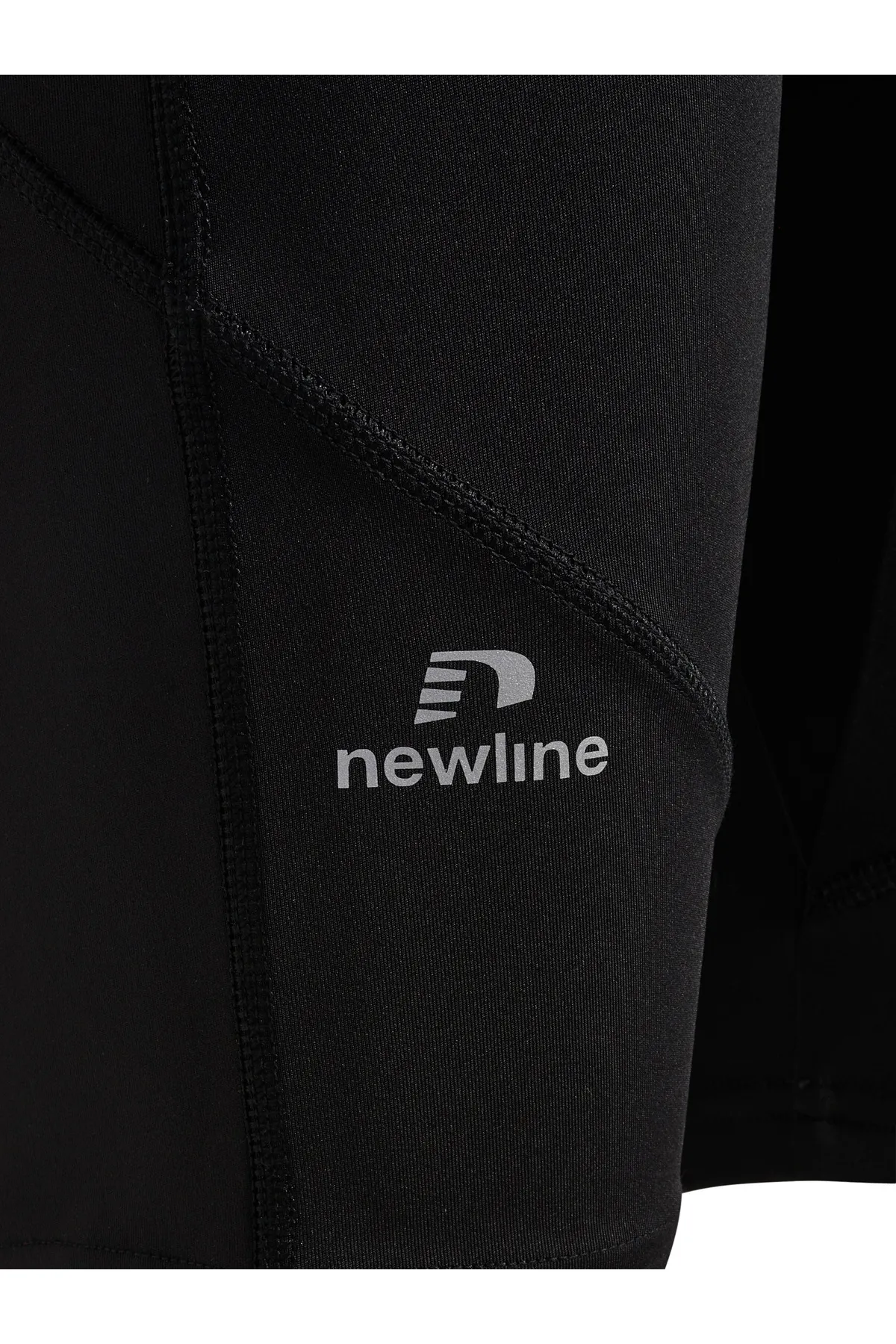 NEWLİNE  Kurze Sporthose - Schwarz - Mittlerer Bund