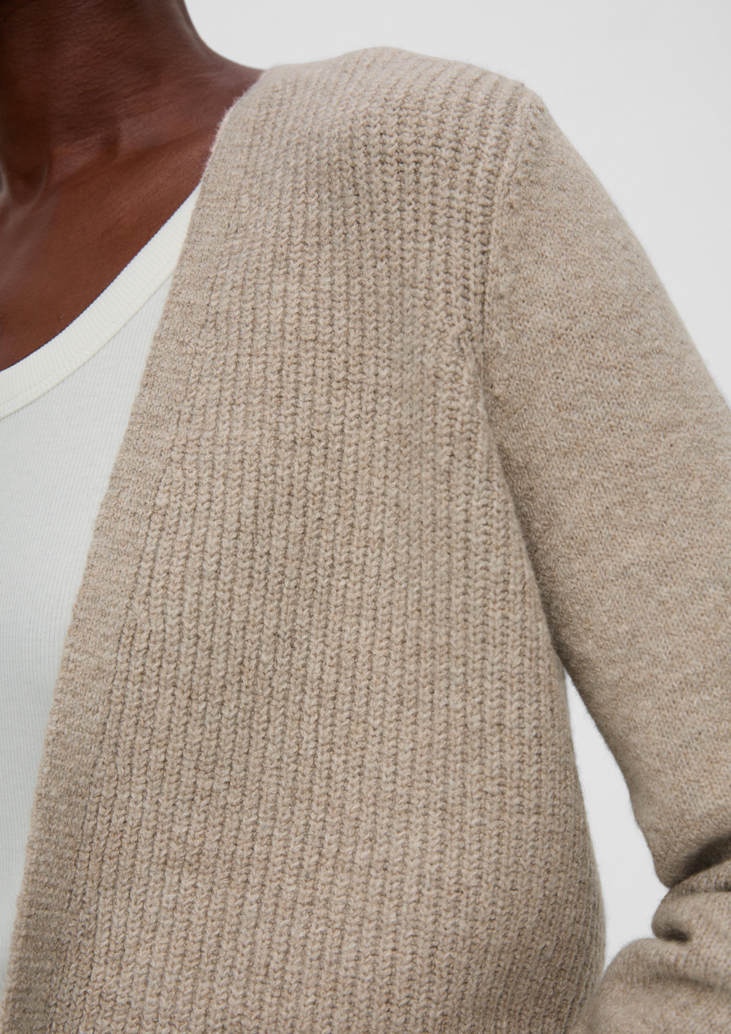 Strickjacke aus Wollmix  2134366-82W2