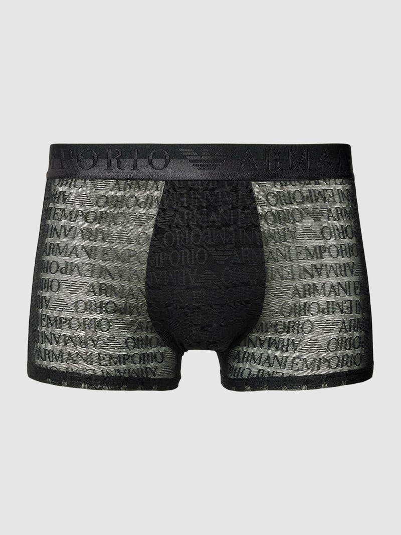 Trunks mit Allover-Muster in schwarz