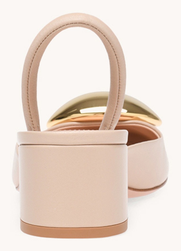 Gianvito Rossi Sandália Sphera 45 com tira de couro