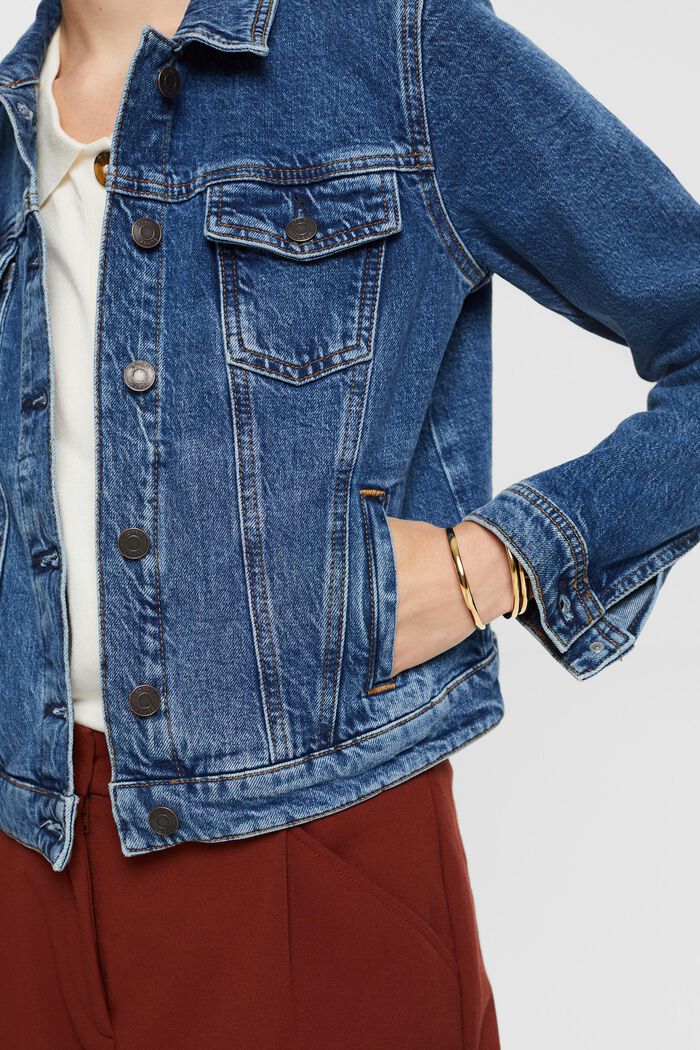 Jeansjacke in schmaler Passform