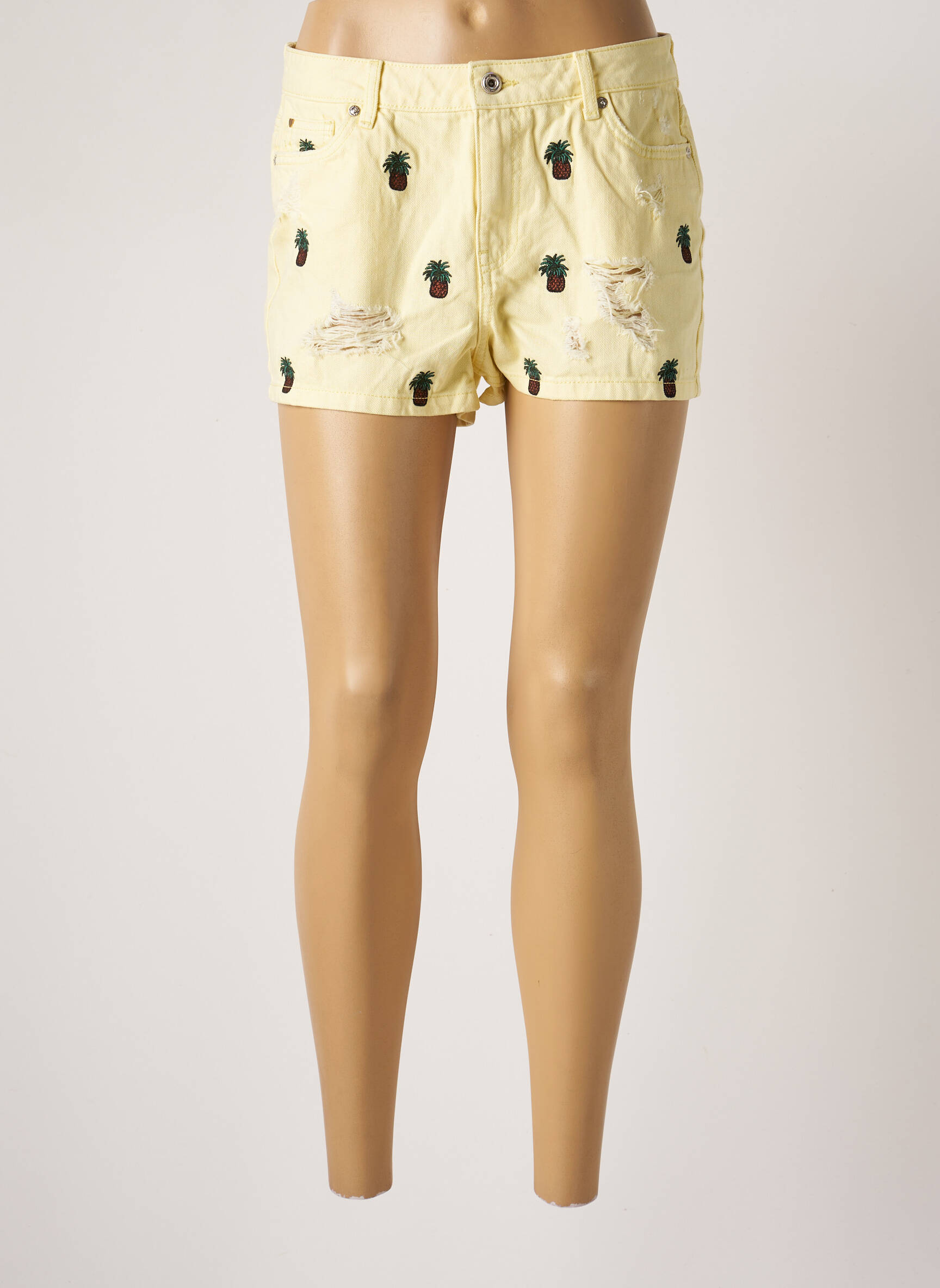 Only Shorts 1 Femme couleur jaune