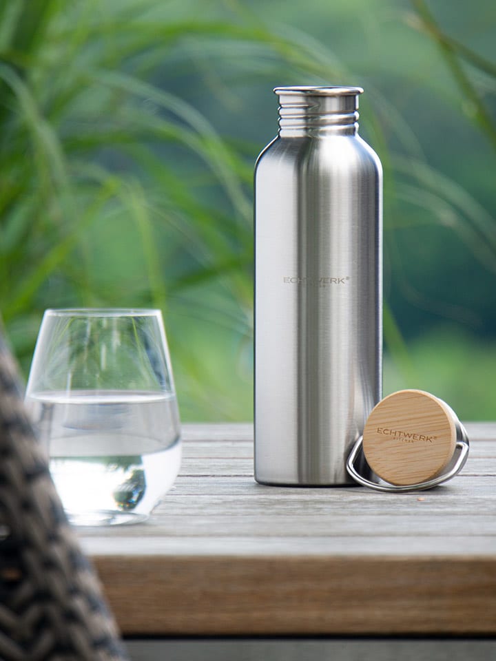 Echtwerk Trinkflasche in Silber - 750 ml günstig kaufen onesize