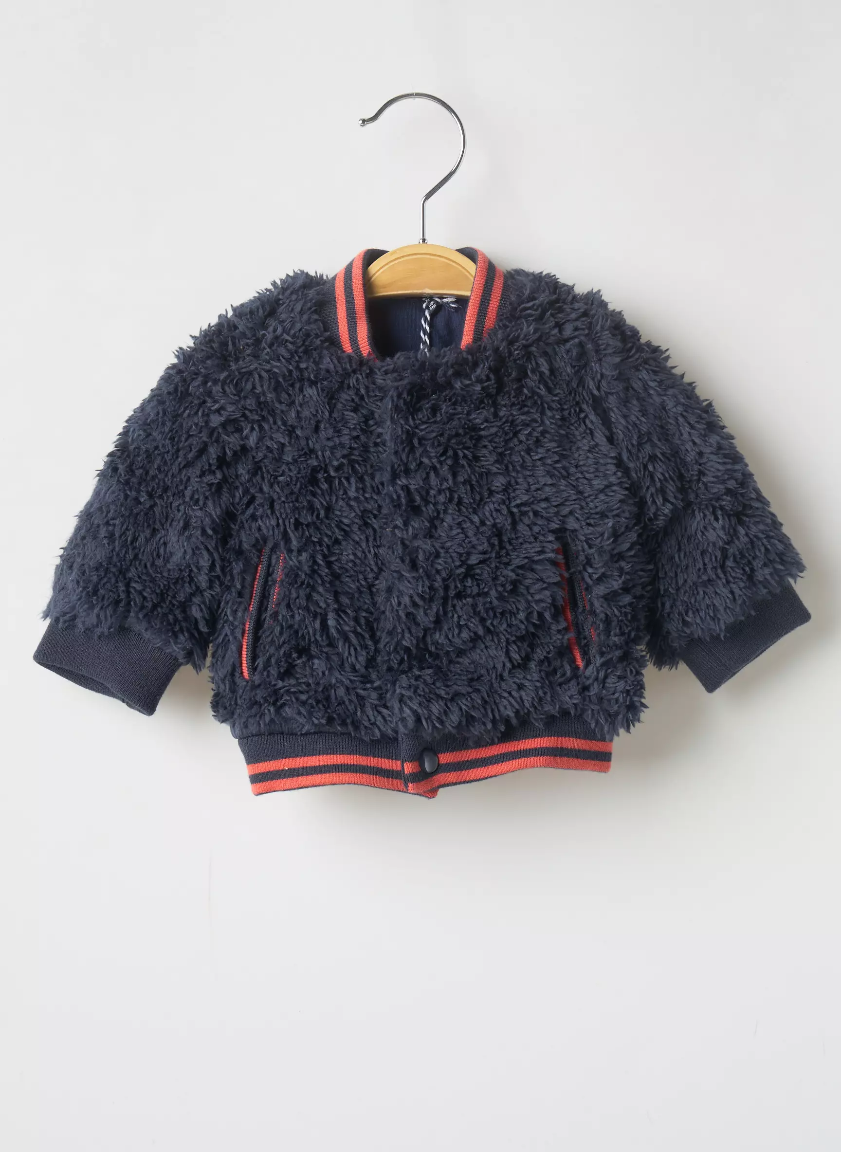 3 Pommes Vestecasual Garcon couleur bleu