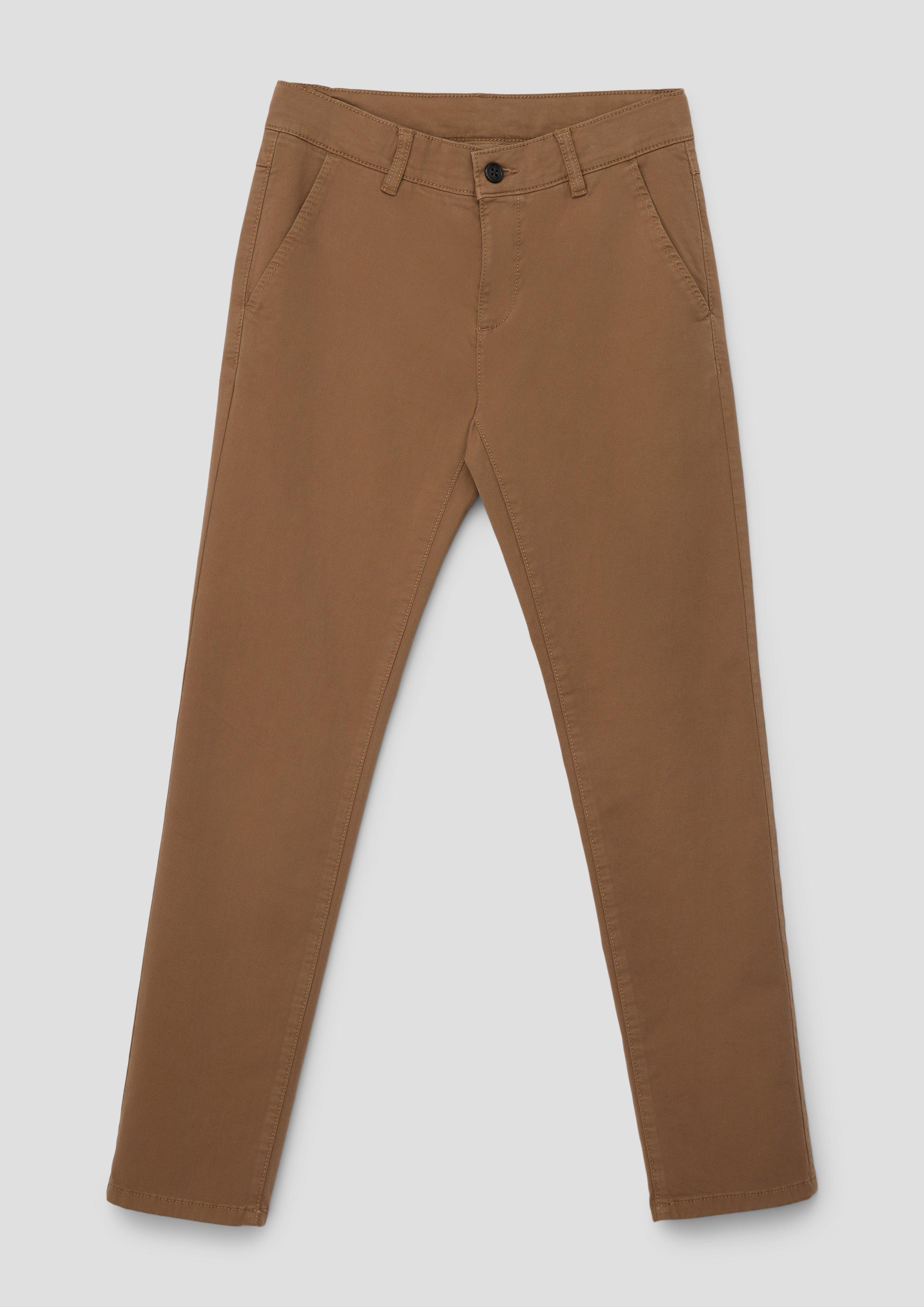 Slim: Twillhose mit Garment Dye  2138321-8480
