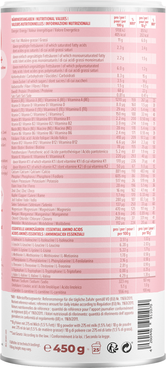 Shake Erdbeere, 450 g