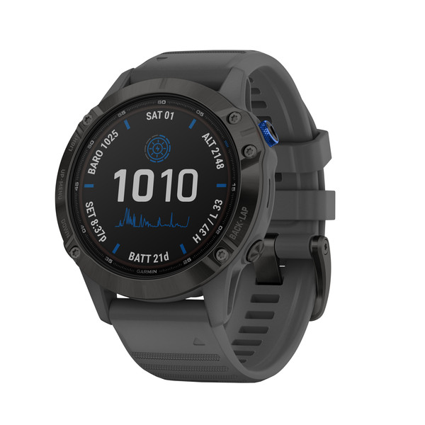 FENIX 6 PRO SOLAR 47 MM GRAU/SCHWARZ - Smartwatch