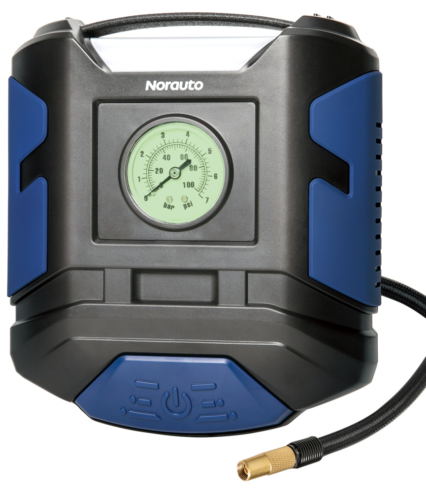 Analoger Mini-Kompressor von Norauto, 12V, 20L, 7bar  - ATU
