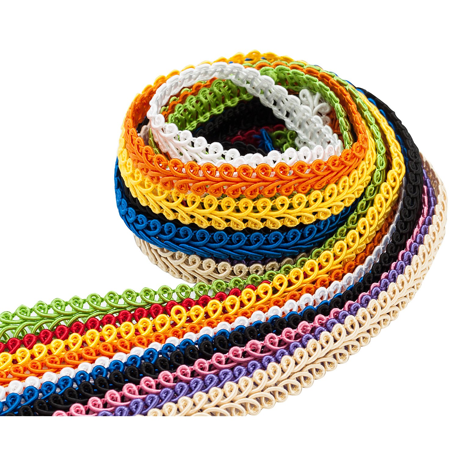 Posamentenbortenpaket, 10 mm, 10x 0,5 m