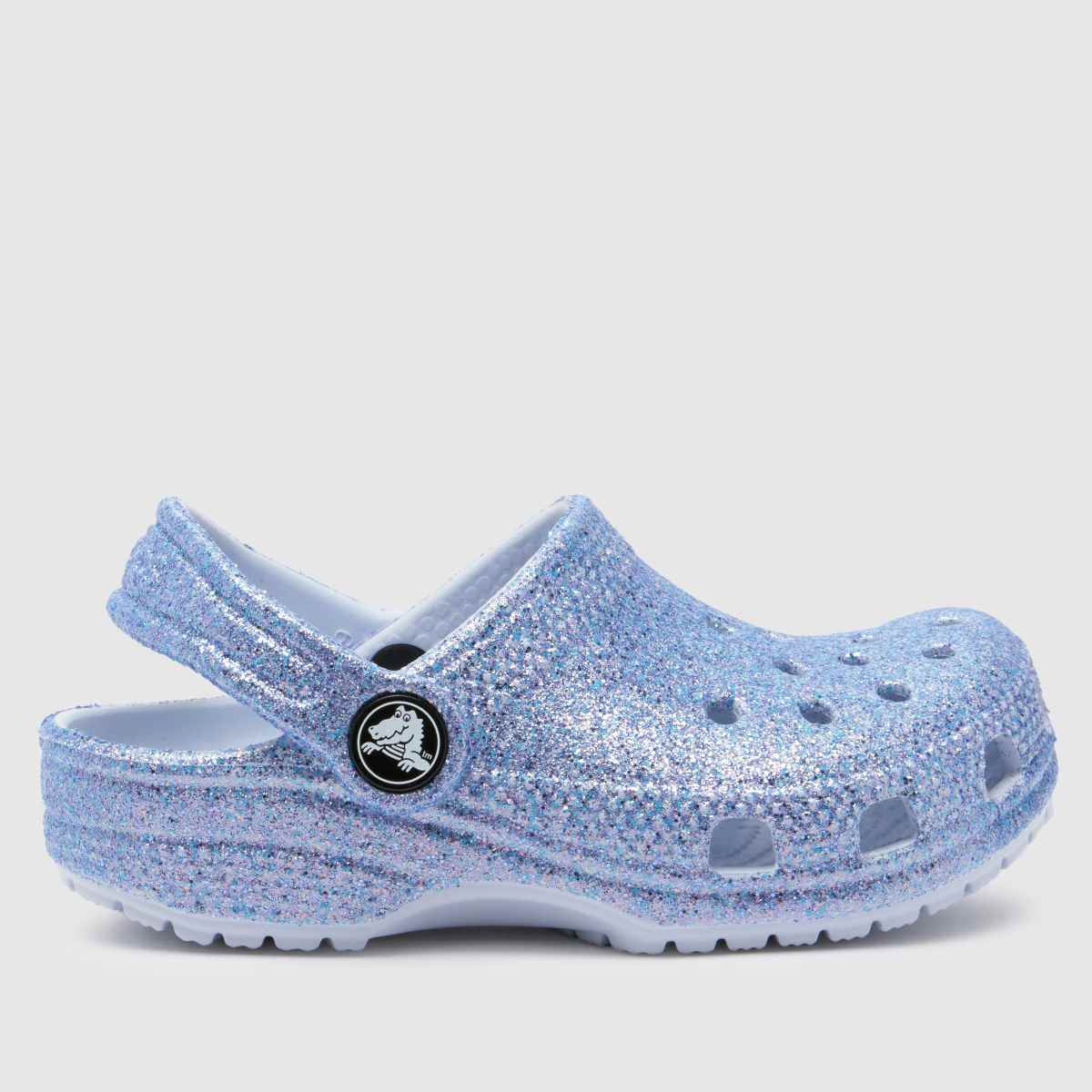 Crocs lila klasszikus csillámos klumpa lány kisgyermek szandál