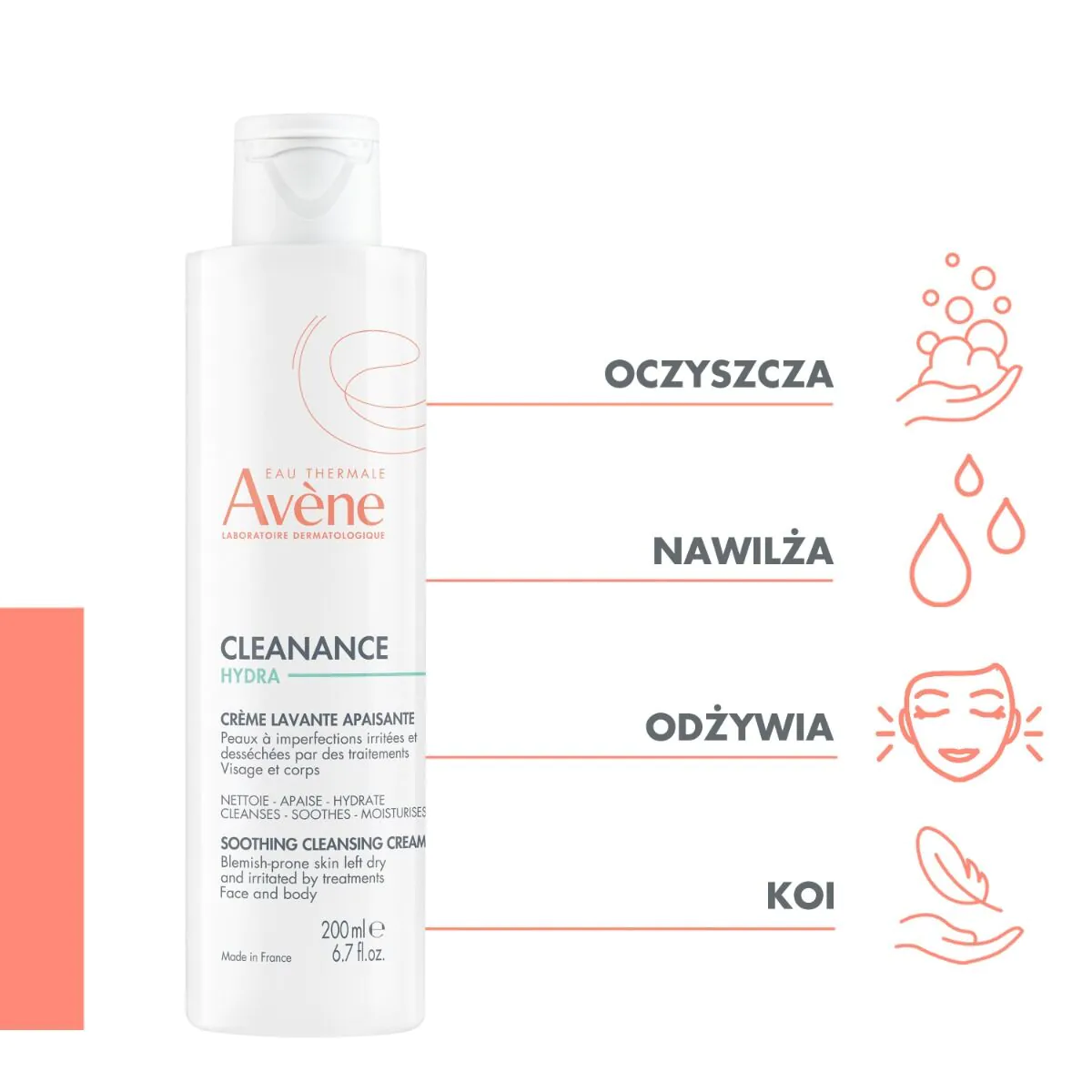 Avène Cleanance Hydra Rensecreme