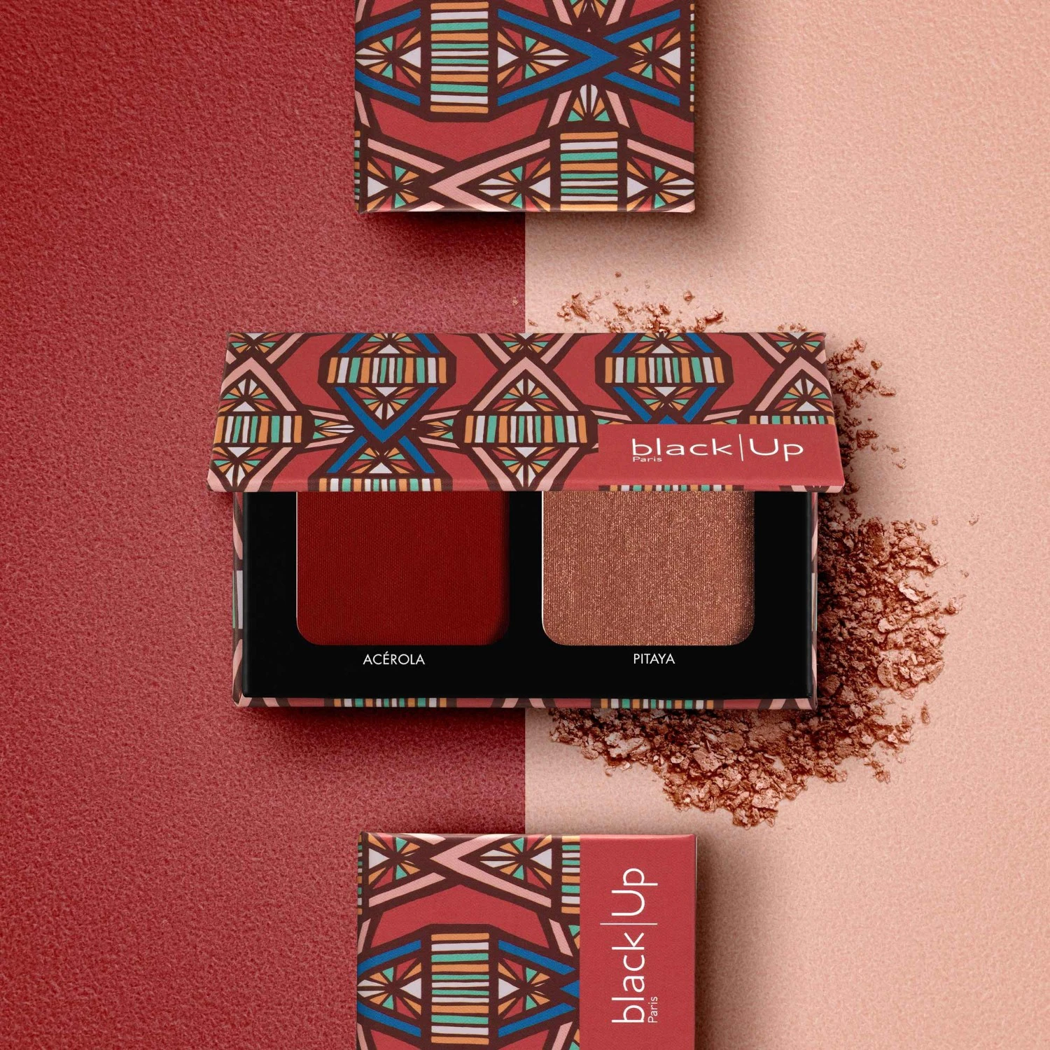 black Up Palette Wax Duo - Vaigu sārtums un Izgaismošana