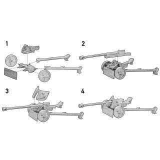 German Heer 75mm Pak 40 Anti-Tank Gun (Winter)