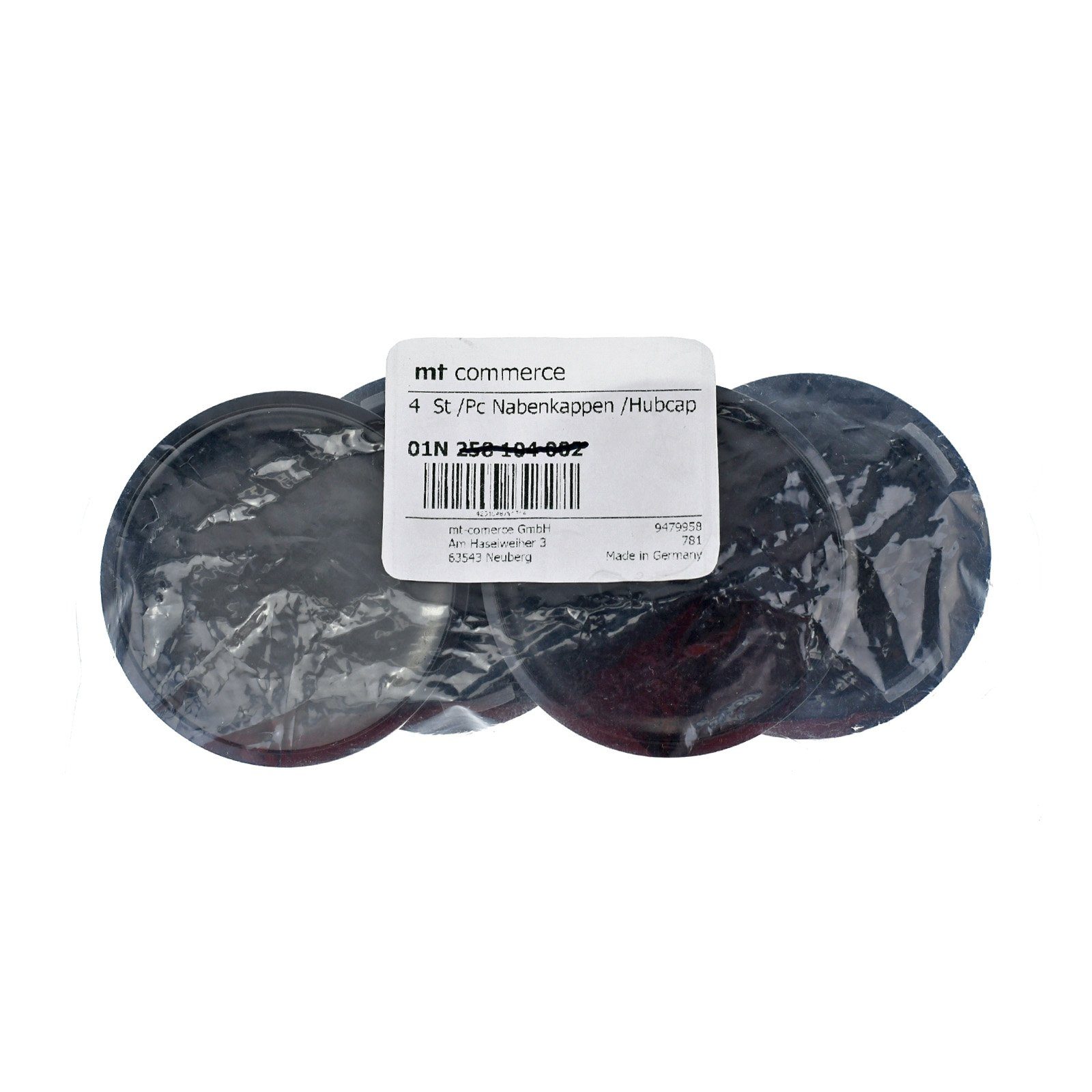 RKC Radkappe 4X 65,8mm Nabenkappen Radnaben Kappen Schwarz Flach für VW BEETLE EOS