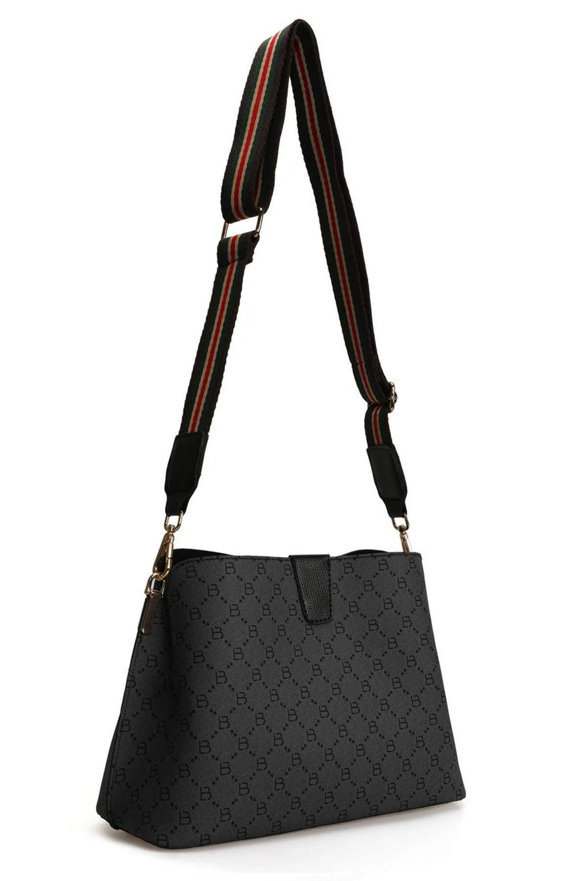 Lucky Bees  Gemusterte Damen-Hand- und Umhängetasche