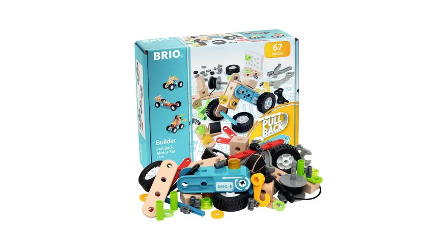 BRIO Builder - Nachziehmotor-Konstruktionsset
