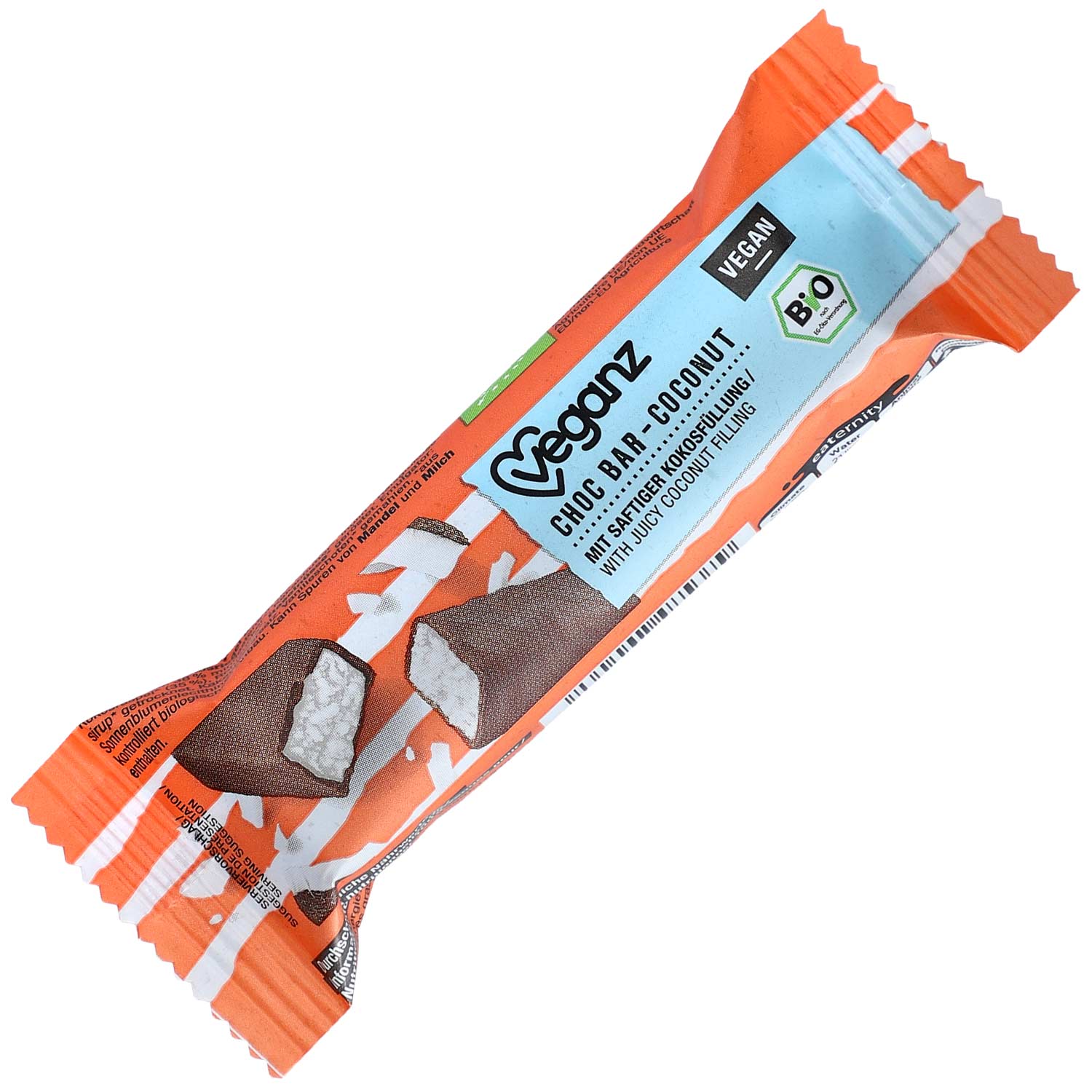 Veganz Choc Bar Coconut Bio 40g