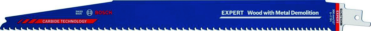 Bosch Blue Accessories 2608900402 Expert ‘Trä med metallrivning’ S 1267 XHM tigersågklinga 10 delar