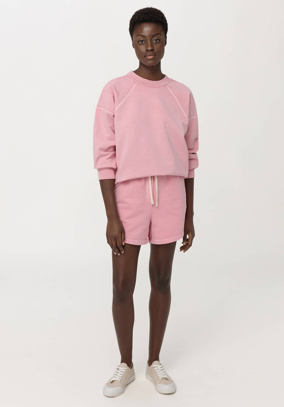 Sweatshirt mineralgefärbt aus reiner Bio-Baumwolle