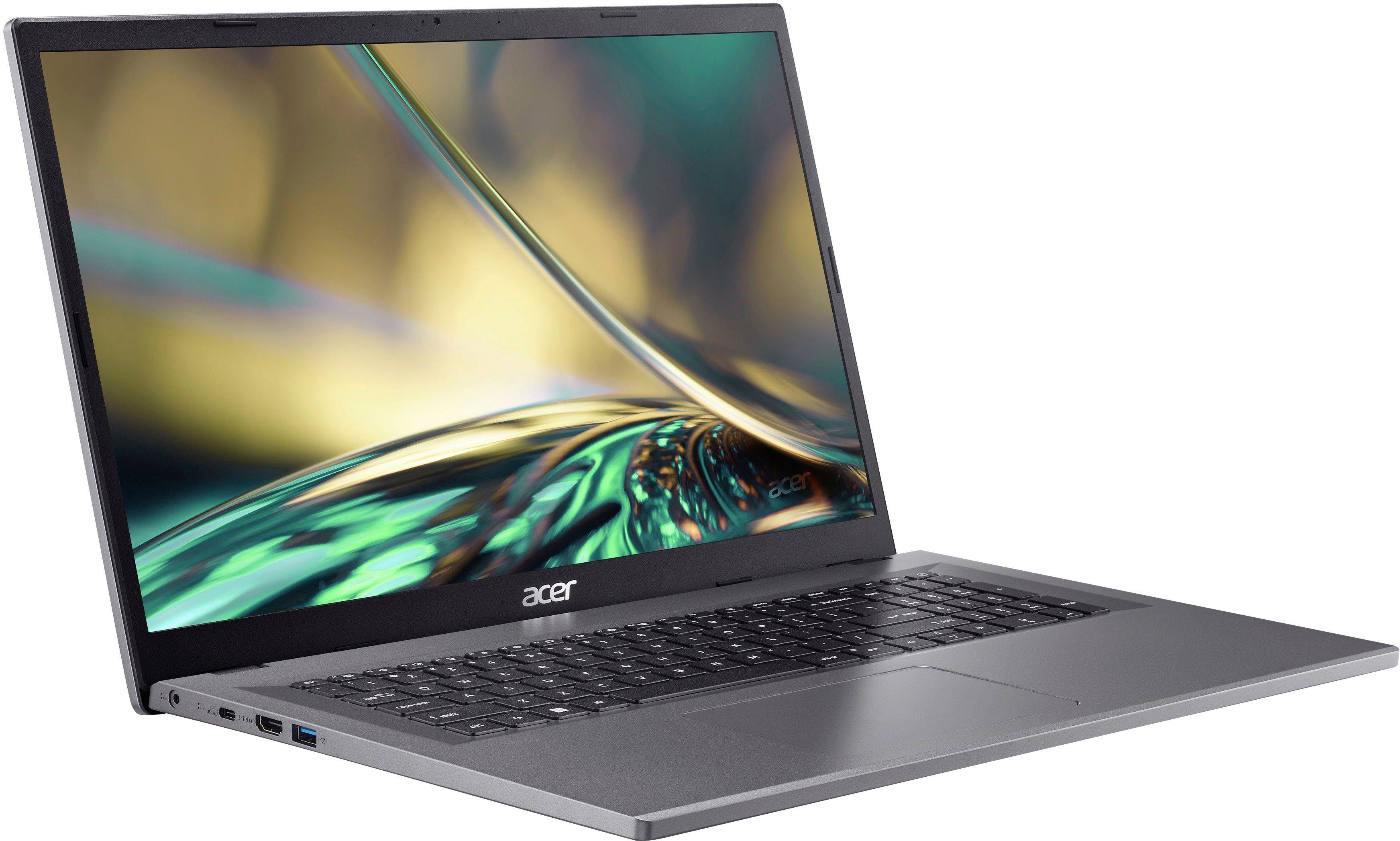 Acer A317-55P-37CJ Notebook (43,94 cm/17,3 Zoll, Intel Core i3 N305, UHD Graphics, 1000 GB SSD)
