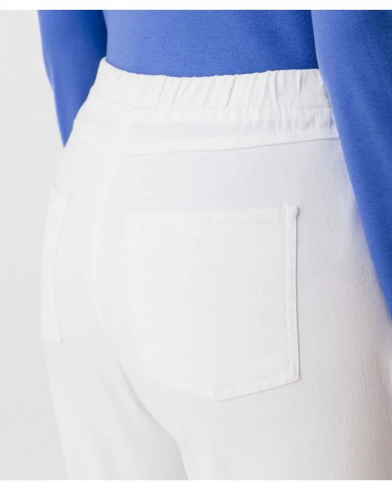 Pantacourt gabardine extensible