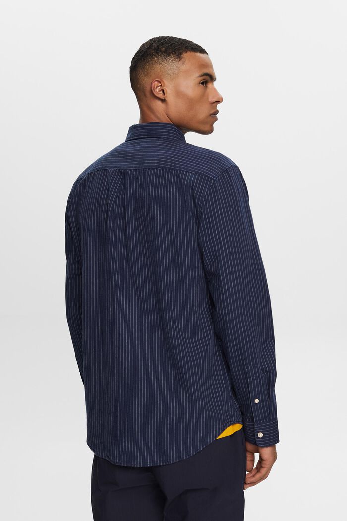 Twill-Hemd mit Nadelstreifen, 100 % Baumwolle