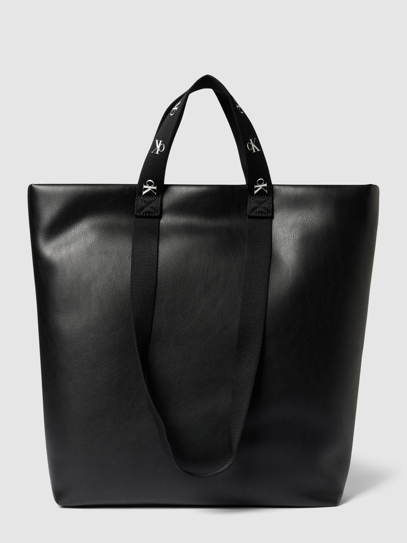 Tote Bag in Lede-Optik Modell 'ULTRALIGHT' in schwarz