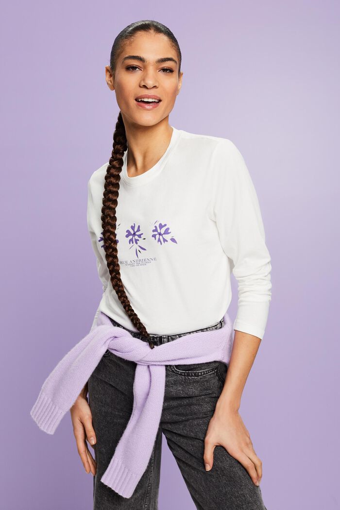 Longsleeve mit Print auf der Vorderseite